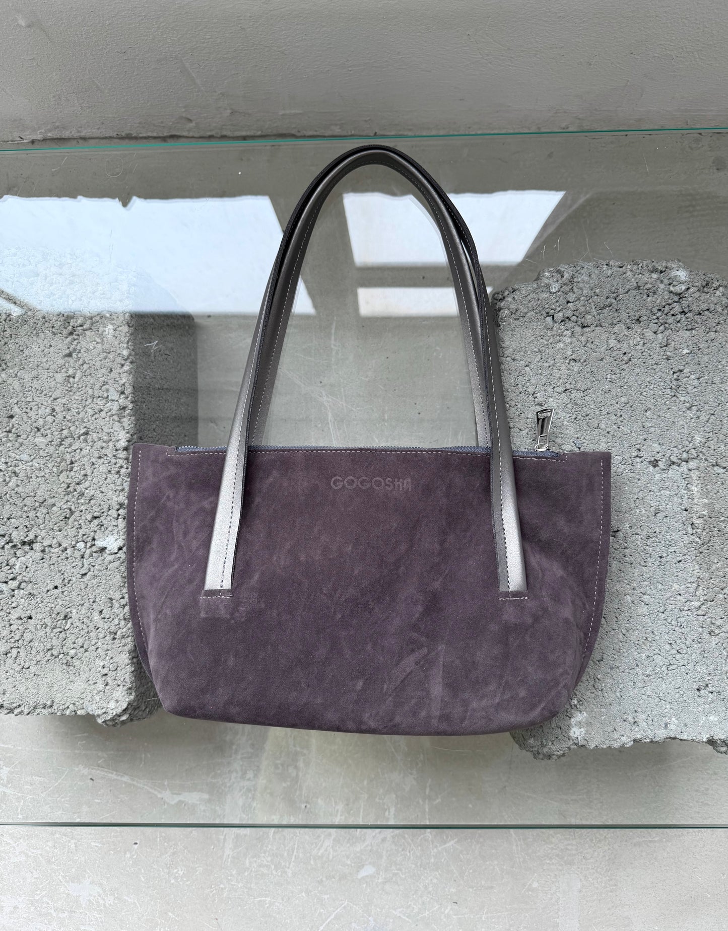 “Sarah bag” ტყავის და ზამშის მოდელი