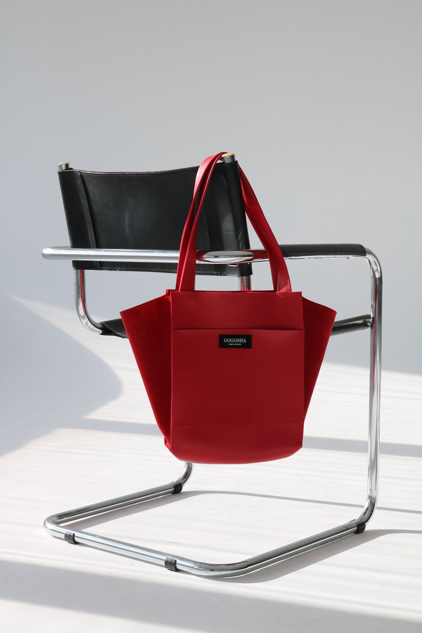 Tote ჩანთა-ეკო-ტყავის და ეკო-ზამშის კომბინაცია/Tote bag-eco-Leather and eco-suede combination