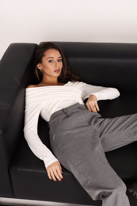 ნაცრისფერი კლასიკური შარვალი/Grey classic trouser