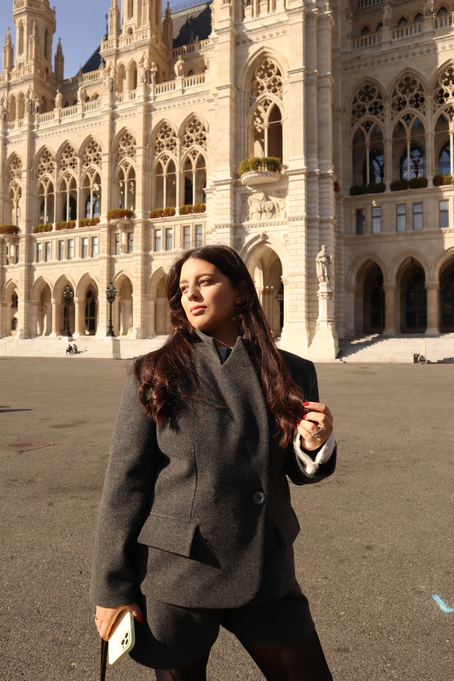 ნაცრისფერი თბილი შორტი/Grey warm shorts