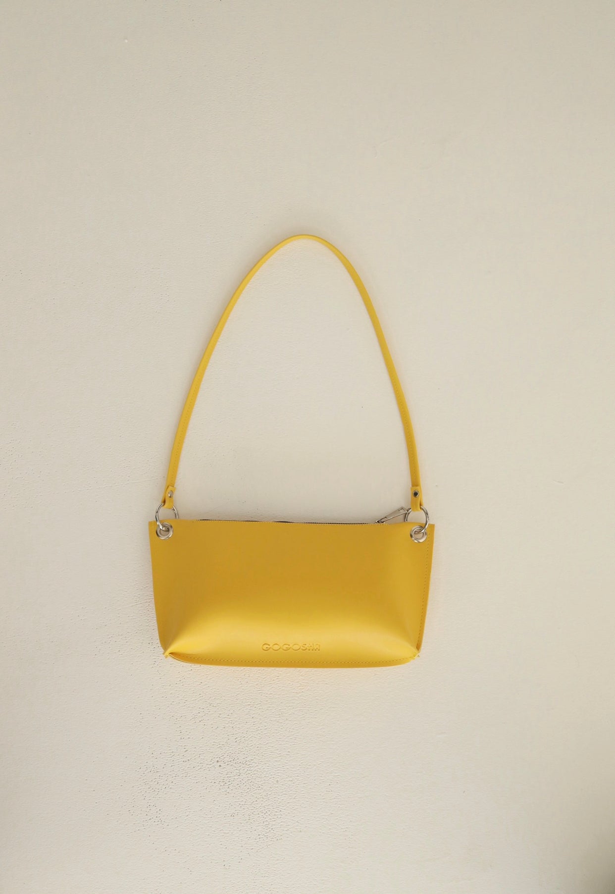 პატარა ზომის შტამპიანი ჩანთა ელვით/Small size bag with zipper and stamp