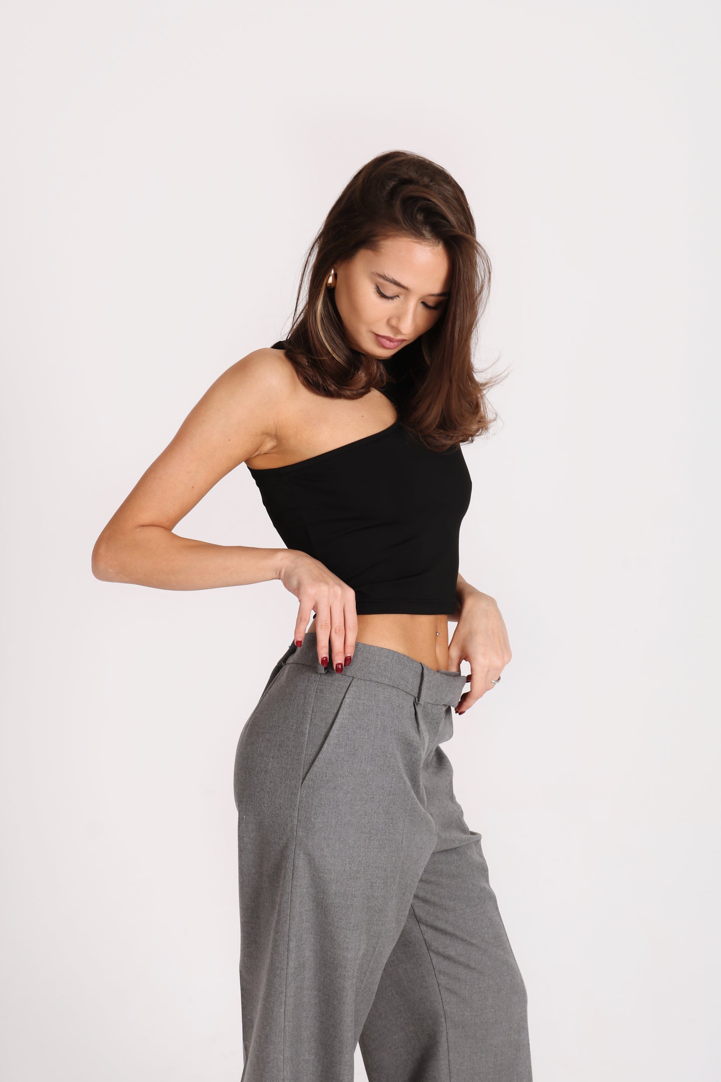 ნაცრისფერი კლასიკური შარვალი/Grey classic trouser