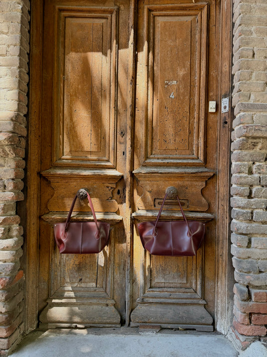 შინდისფერი “Silvy” ჩანთა/ Burgundy “Silvy” bag