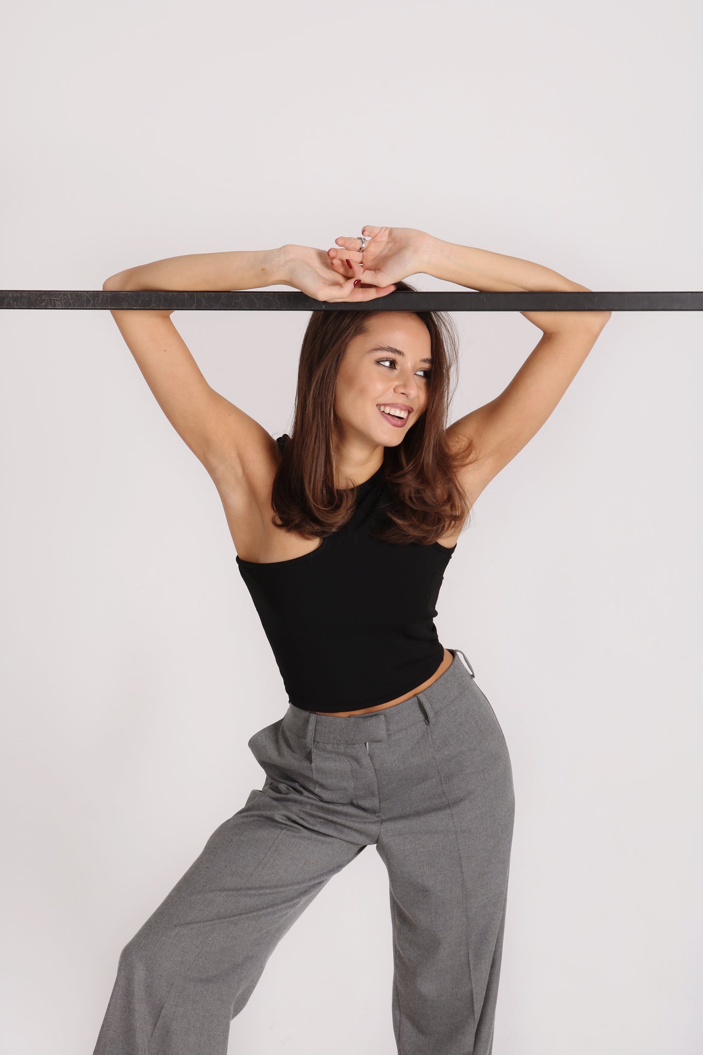 ნაცრისფერი კლასიკური შარვალი/Grey classic trouser