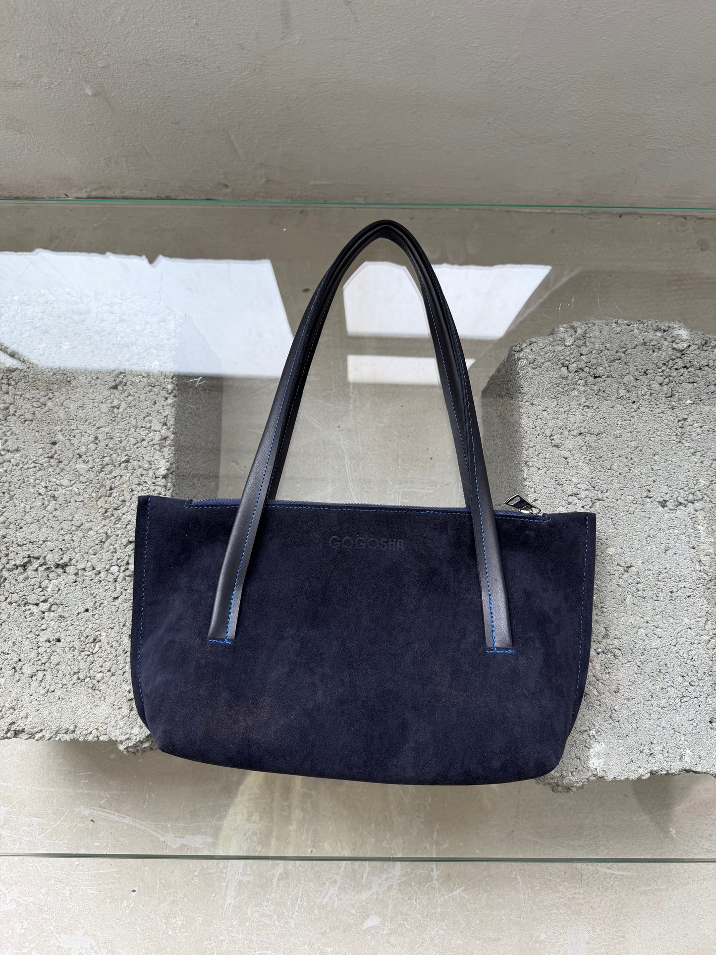 “Sarah bag” ტყავის და ზამშის მოდელი